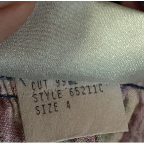 Vintage 90s Mousefeathers Girls Peasant Dress Sz 4 Boho Red Floral Midi A-line - Picture 10 of 10